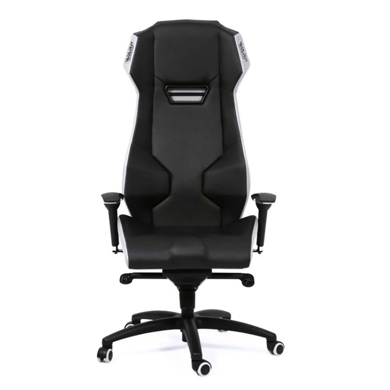 Кресло компьютерное игровое WARP Ze Black/White (WZ-2WTE)