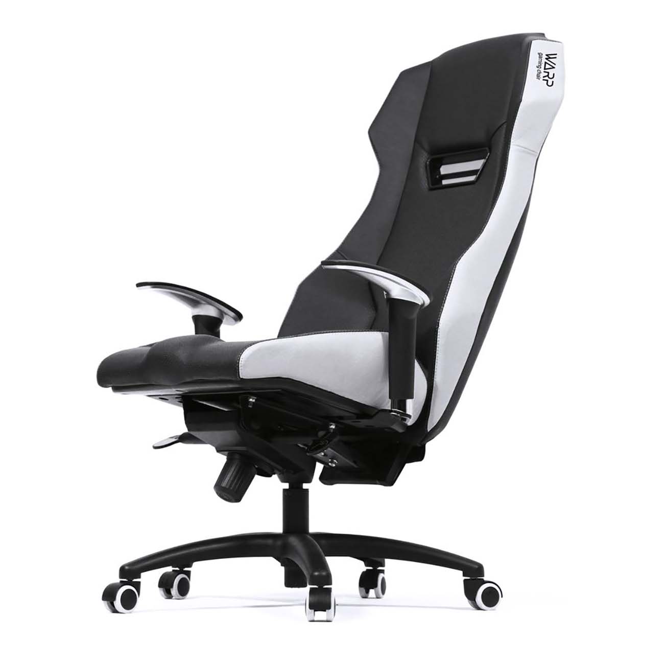 Кресло компьютерное игровое WARP Ze Black/White (WZ-2WTE)