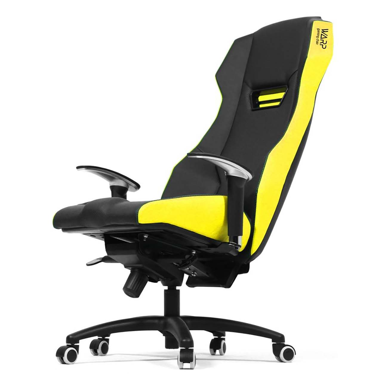 Кресло компьютерное игровое WARP Ze Black/Yellow (WZ-2YTE)
