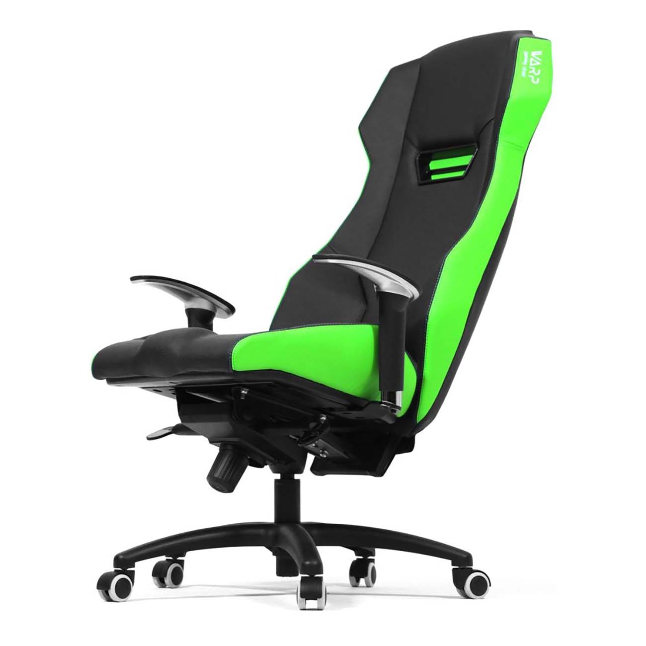 Кресло компьютерное игровое WARP Ze Black/Green (WZ-2GNE)