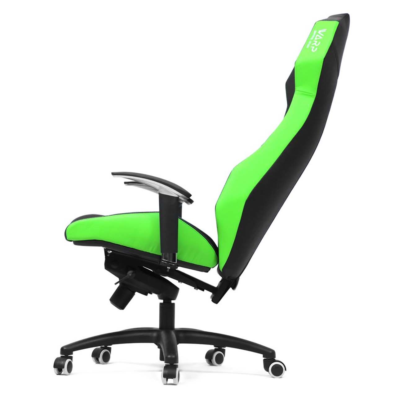 Кресло компьютерное игровое WARP Ze Black/Green (WZ-2GNE)