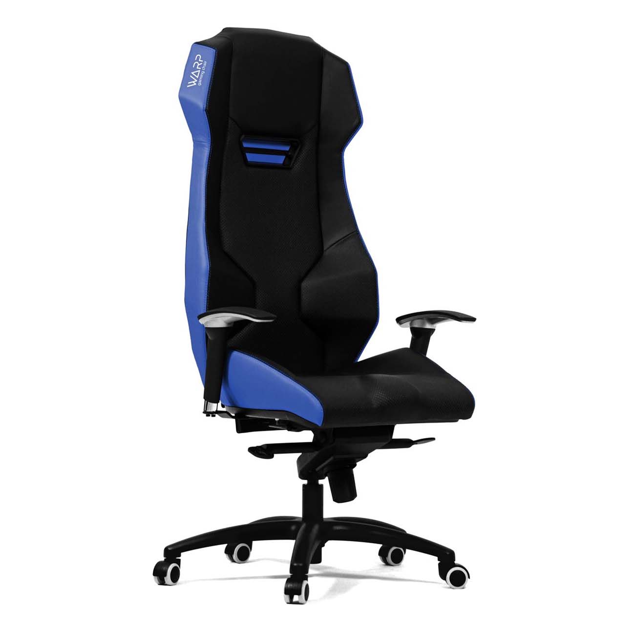 Кресло компьютерное игровое WARP Ze Black/Blue (WZ-2BLE)