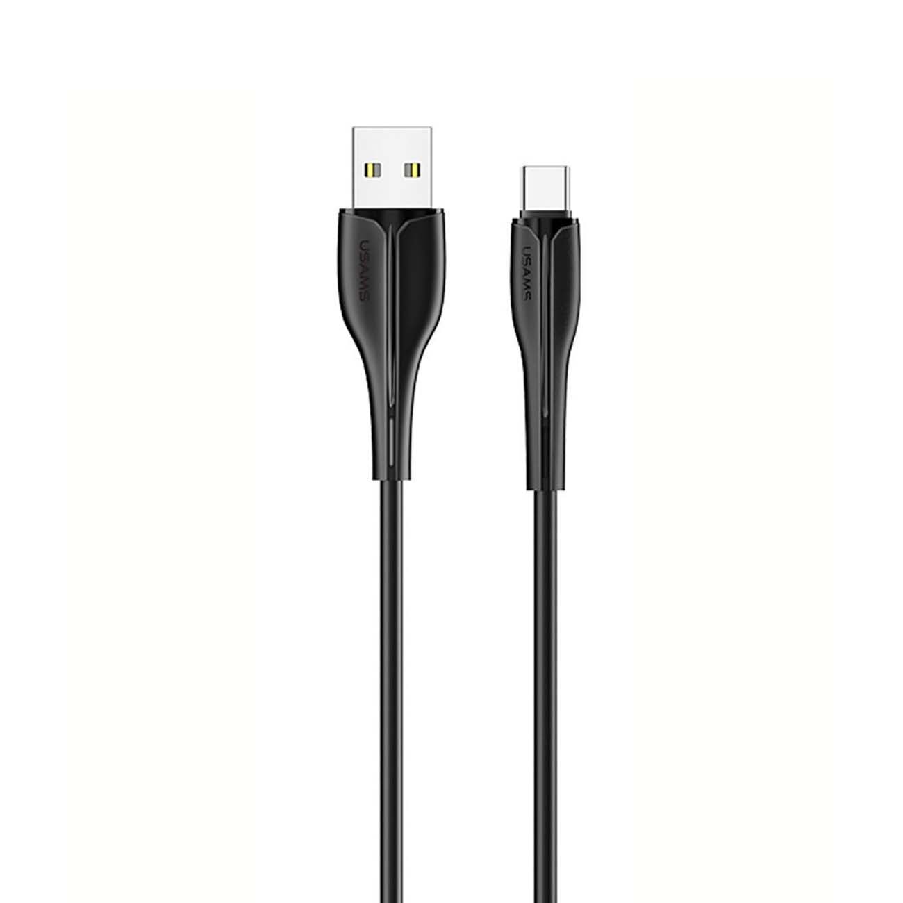 Кабель USB Type-C Usams US-SJ372&nbsp;U38&nbsp;Type-C&nbsp;(1&nbsp;м),&nbsp;черный&nbsp;(SJ372USB01) фото
