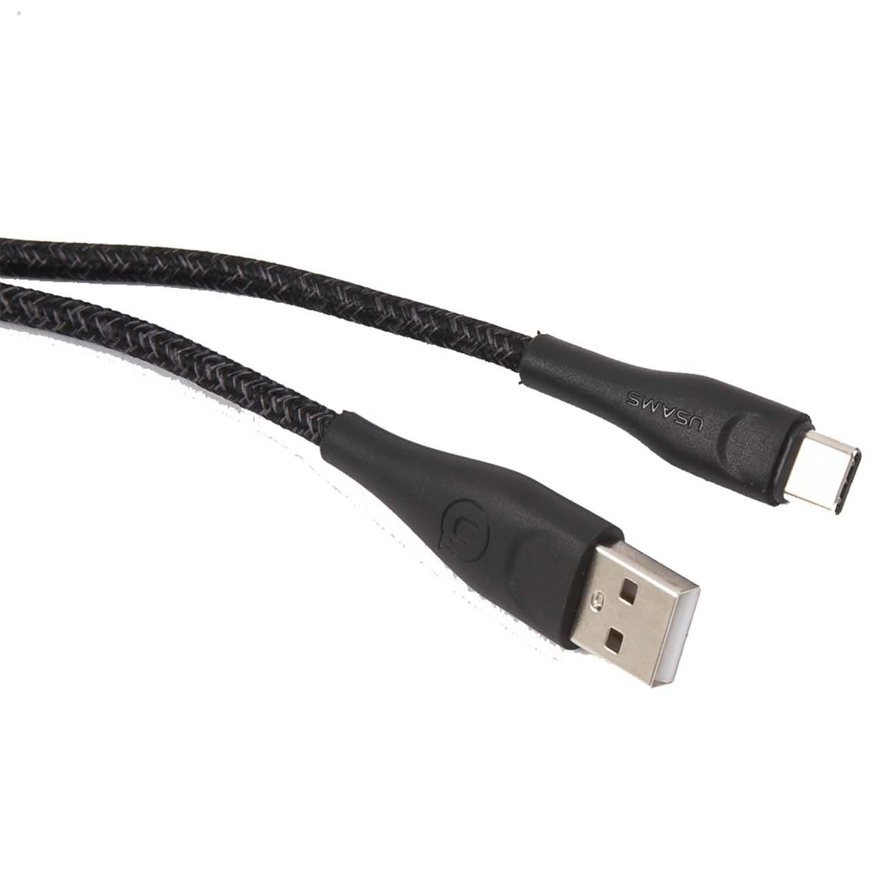 Кабель USB Type-C Usams SJ395&nbsp;черный&nbsp;(SJ395USB01) фото