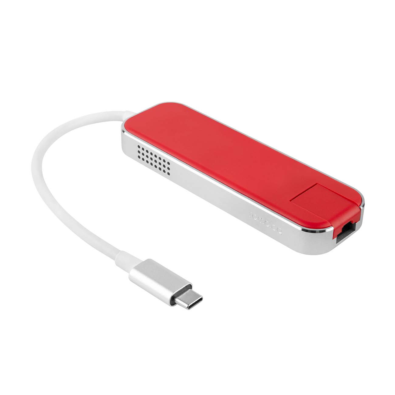 Разветвитель для компьютера Rombica Type-C Chronos Red (TC-00250)