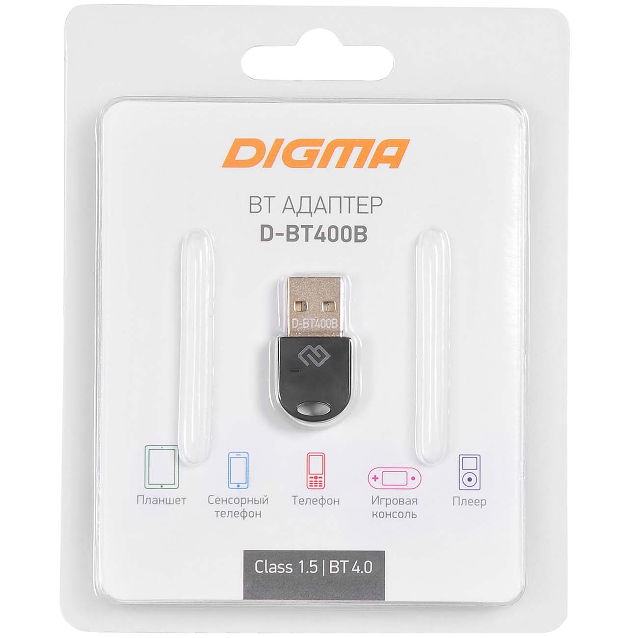 Bluetooth адаптер Digma D-BT400B