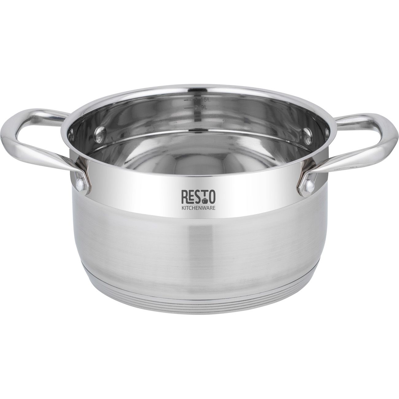 Кастрюля Resto с крышкой 3,6л (92104)