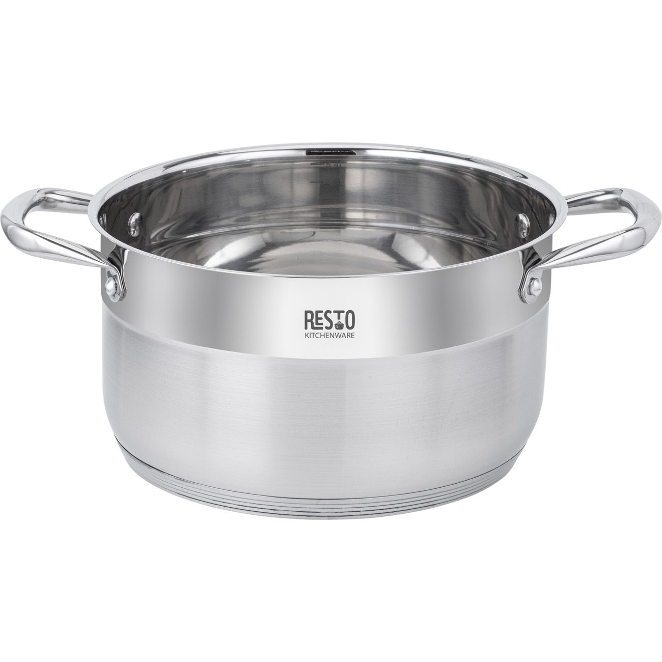 Кастрюля Resto с крышкой 6,2л (92105)