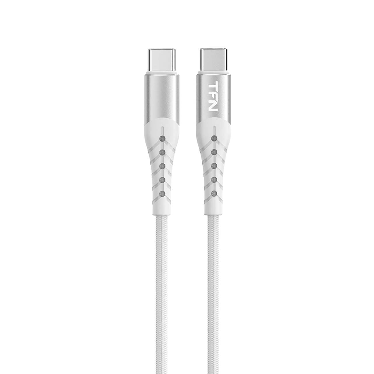Кабель USB Type-C TFN 1.2m белый (TFN-CPDUSBCC12MWH)