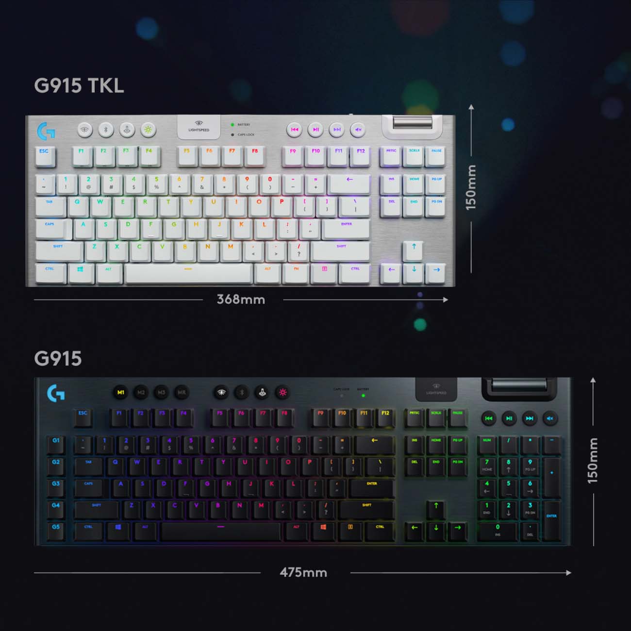 Игровая клавиатура Logitech G915 (920-010117) (русская раскладка)