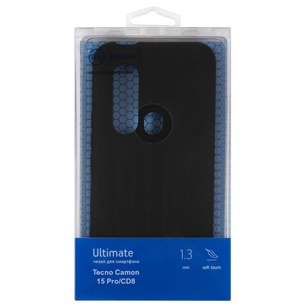 Чехол Red Line Ultimate&nbsp;Tecno&nbsp;Camon&nbsp;15&nbsp;Pro/CD8&nbsp;черный
