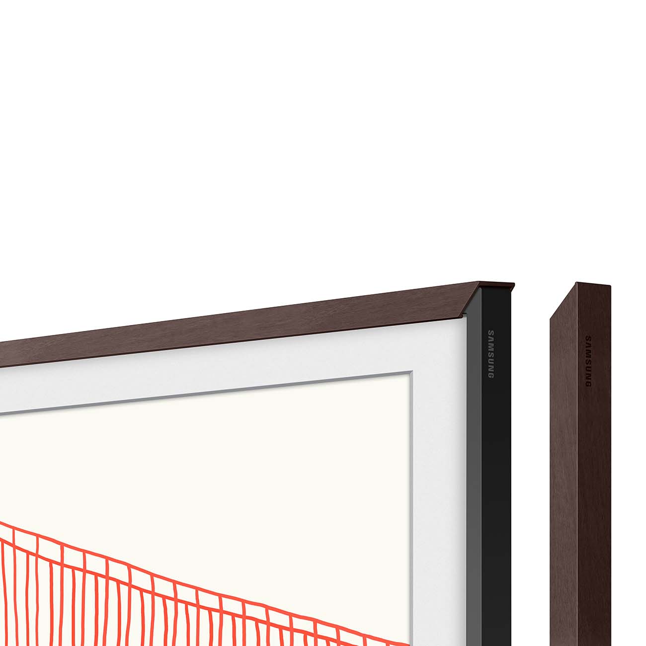 Фирменная рамка для ТВ Samsung Frame 43'' коричневый модерн (VG-SCFA43BWB)