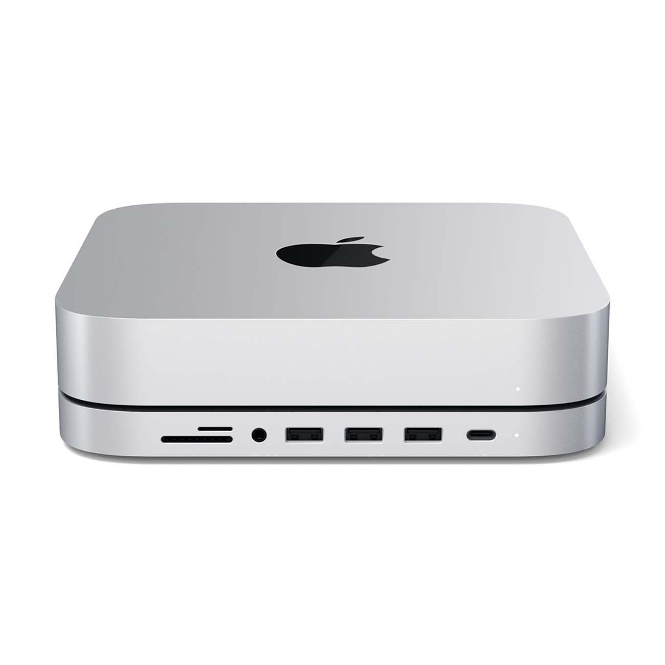 Подставка-Хаб Satechi Stand & Hub Mac Mini Silver (ST-ABHFS)
