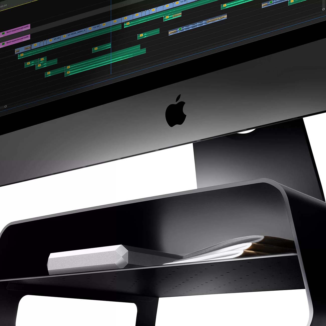 Подставка под монитор с основанием 10" Twelve South Curve Riser (12-1835)