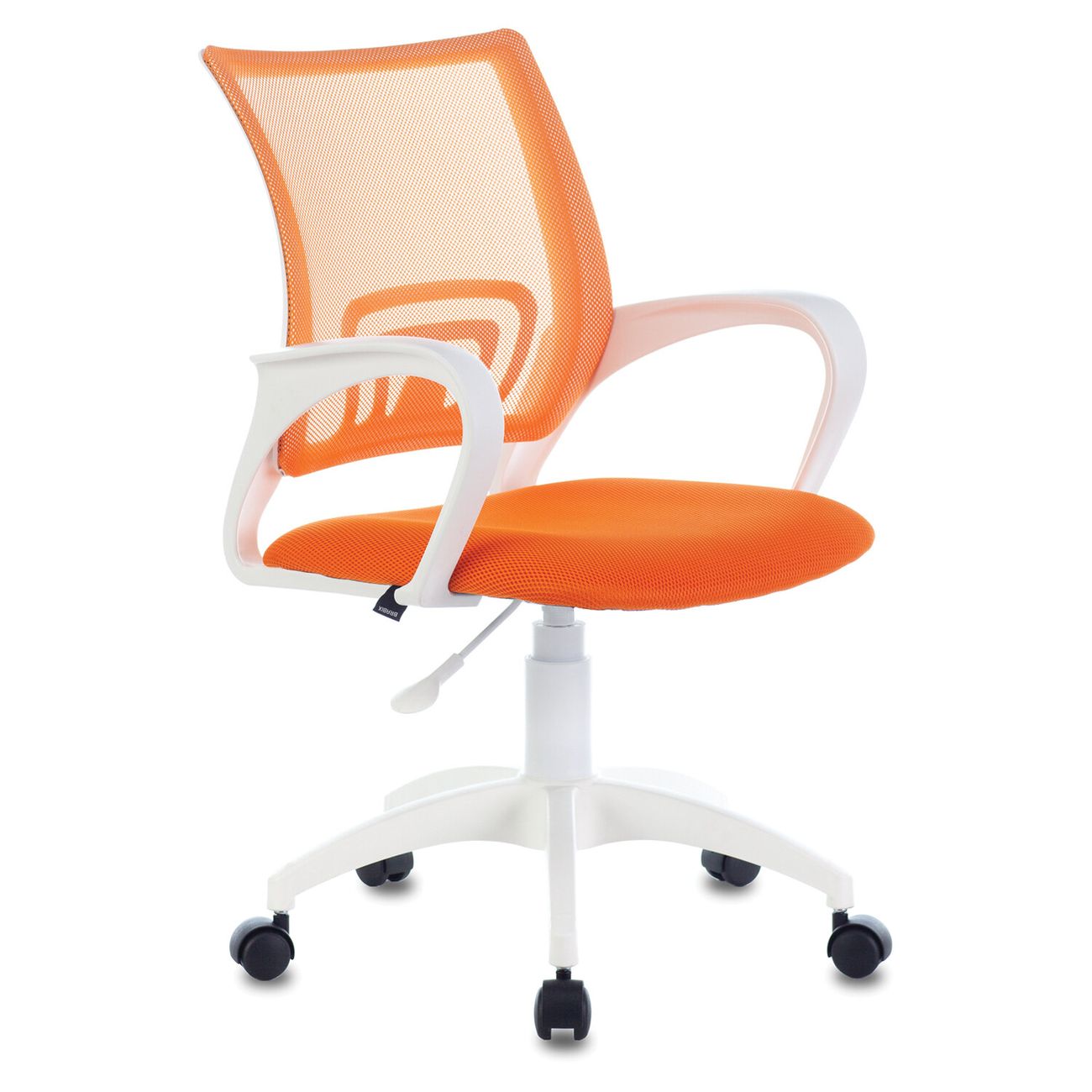Кресло компьютерное Brabix Fly MG-396W оранжевое TW-38-3/TW-96-1