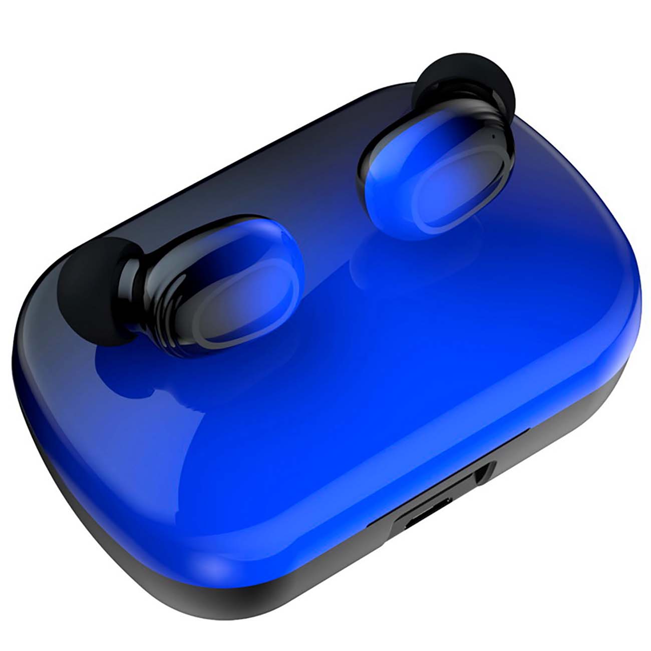 Наушники True Wireless Smartbuy i500, BT5.0 Black/Blue (SBH-3022)