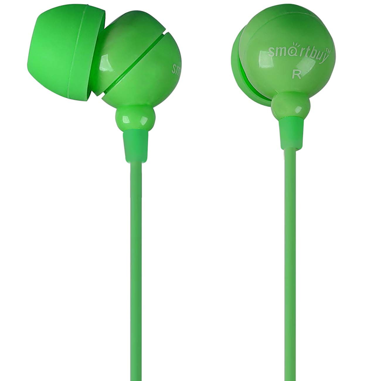 Наушники внутриканальные Smartbuy COLOR TREND Green (SBE-3200)