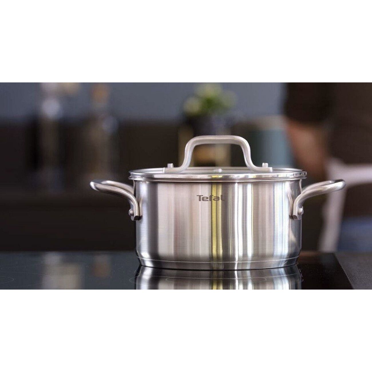 Кастрюля Tefal с крышкой, 5,2л (H8114674)