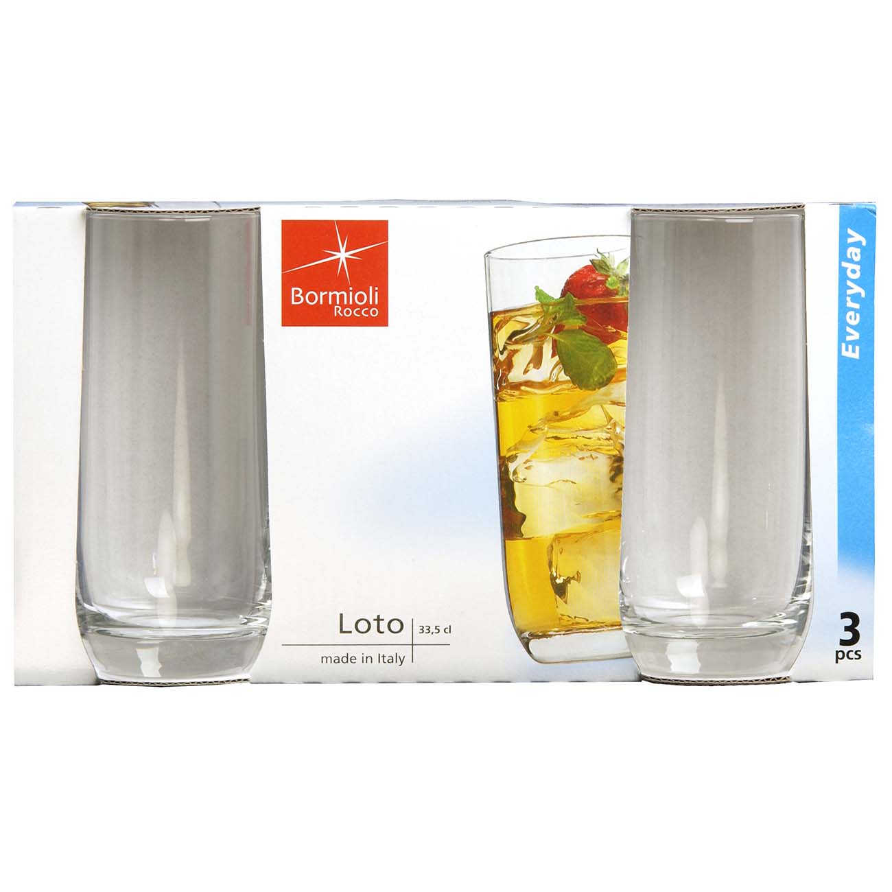 Набор бокалов Bormioli Rocco 3шт, 335мл (340740CAA021990)