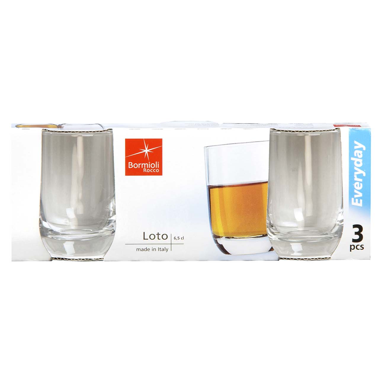 Набор бокалов Bormioli Rocco 3шт, 65мл (371290CAB021990-1)