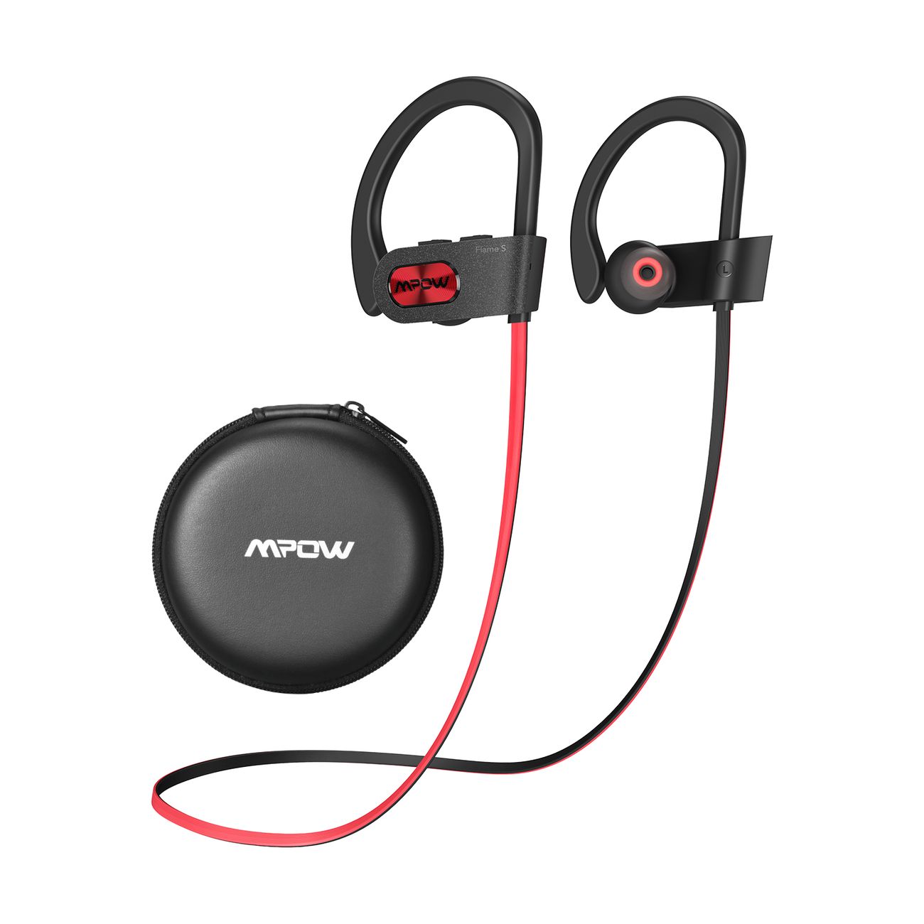 Спортивные наушники Bluetooth MPOW Flame S aptX-HD Black/Red (MPBH088ER)