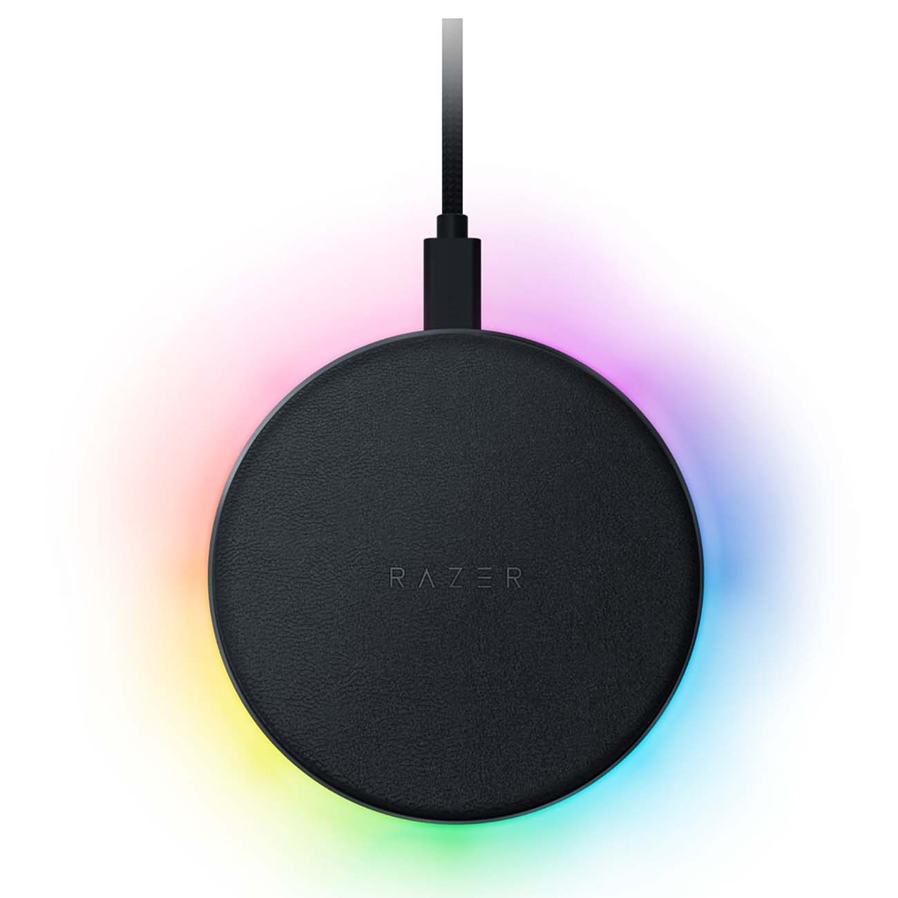 Беспроводное зарядное устройство Razer Chroma Charging Pad 10W (RC21-01600100-R371)
