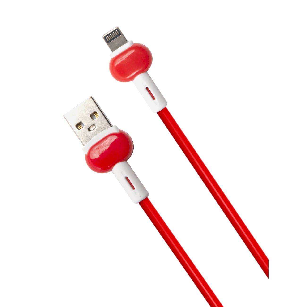 Кабель Red Line Candy USB-Lightning, красный