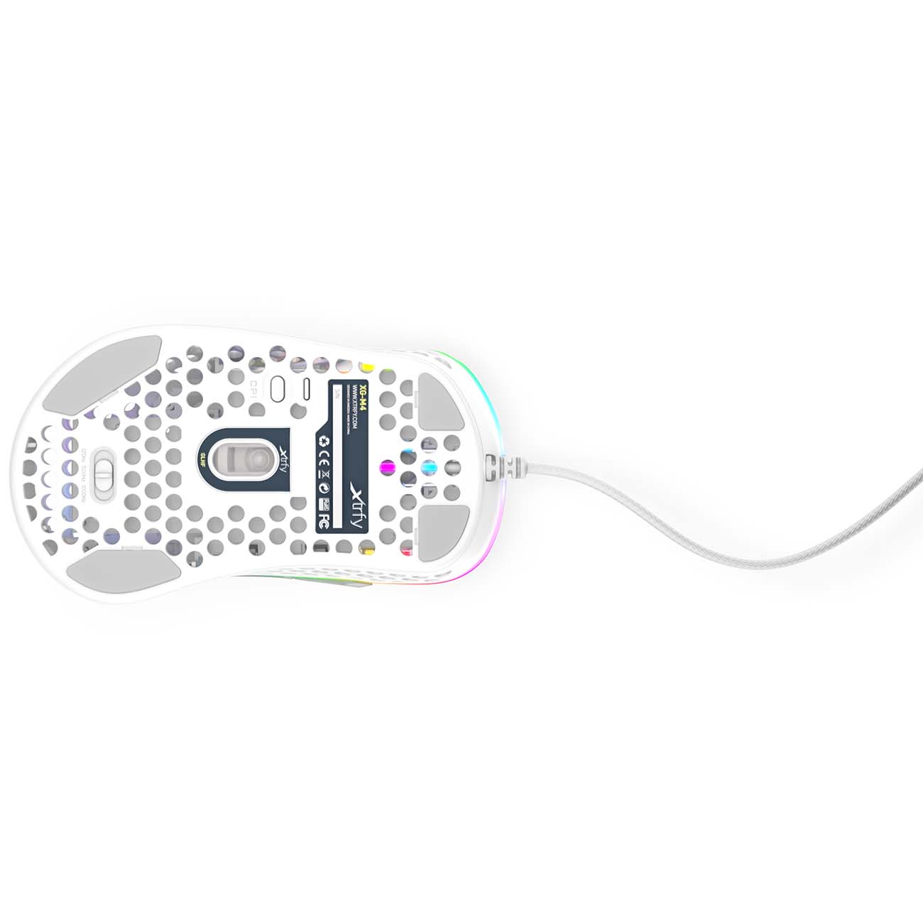 Игровая мышь Xtrfy XG-M4-RGB-WHITE