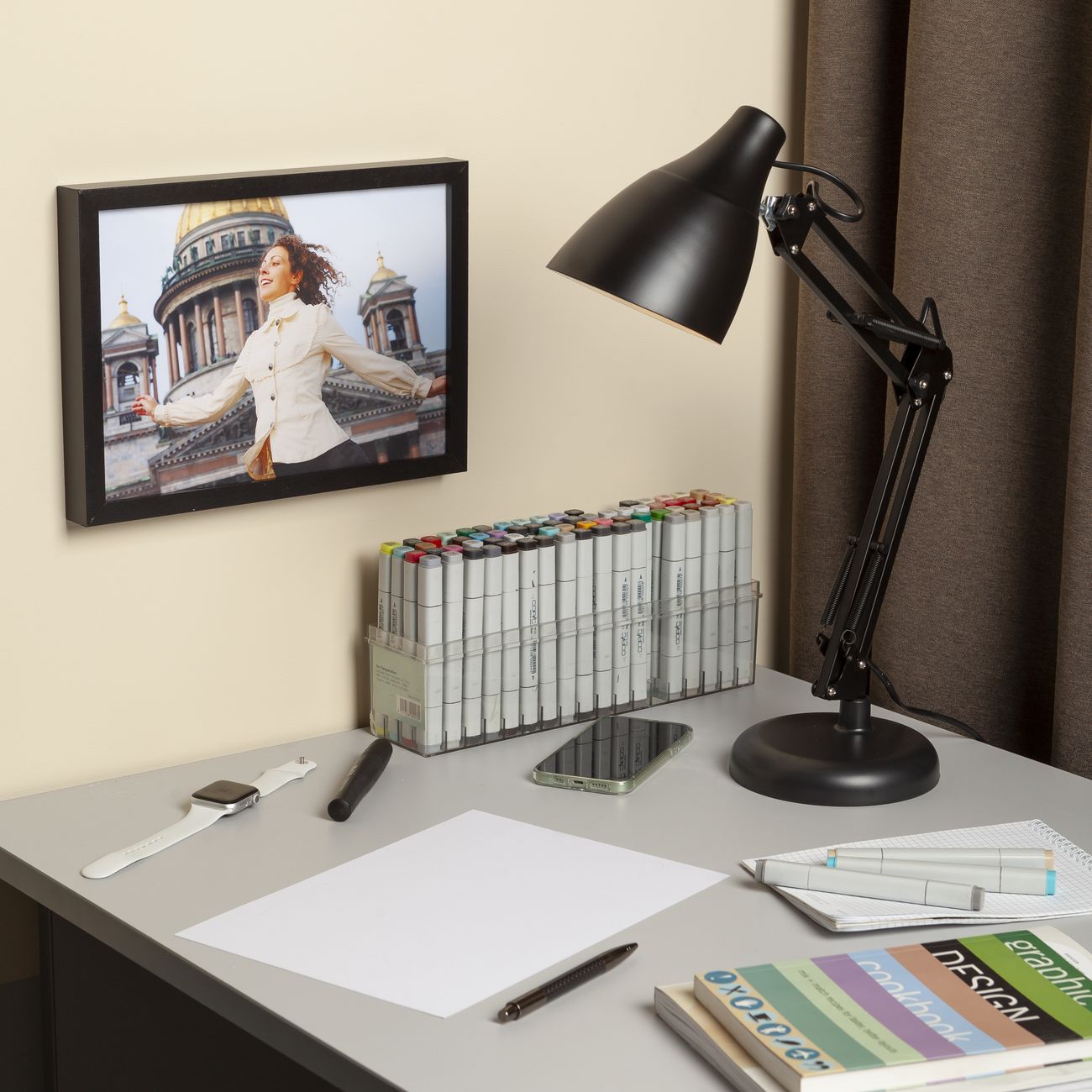 Светильник LED ЭРА N-123-Е27-40W-BK