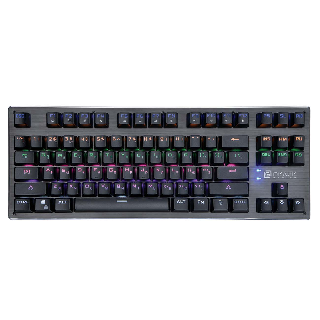 Игровая клавиатура ОКЛИК 967G серый фото