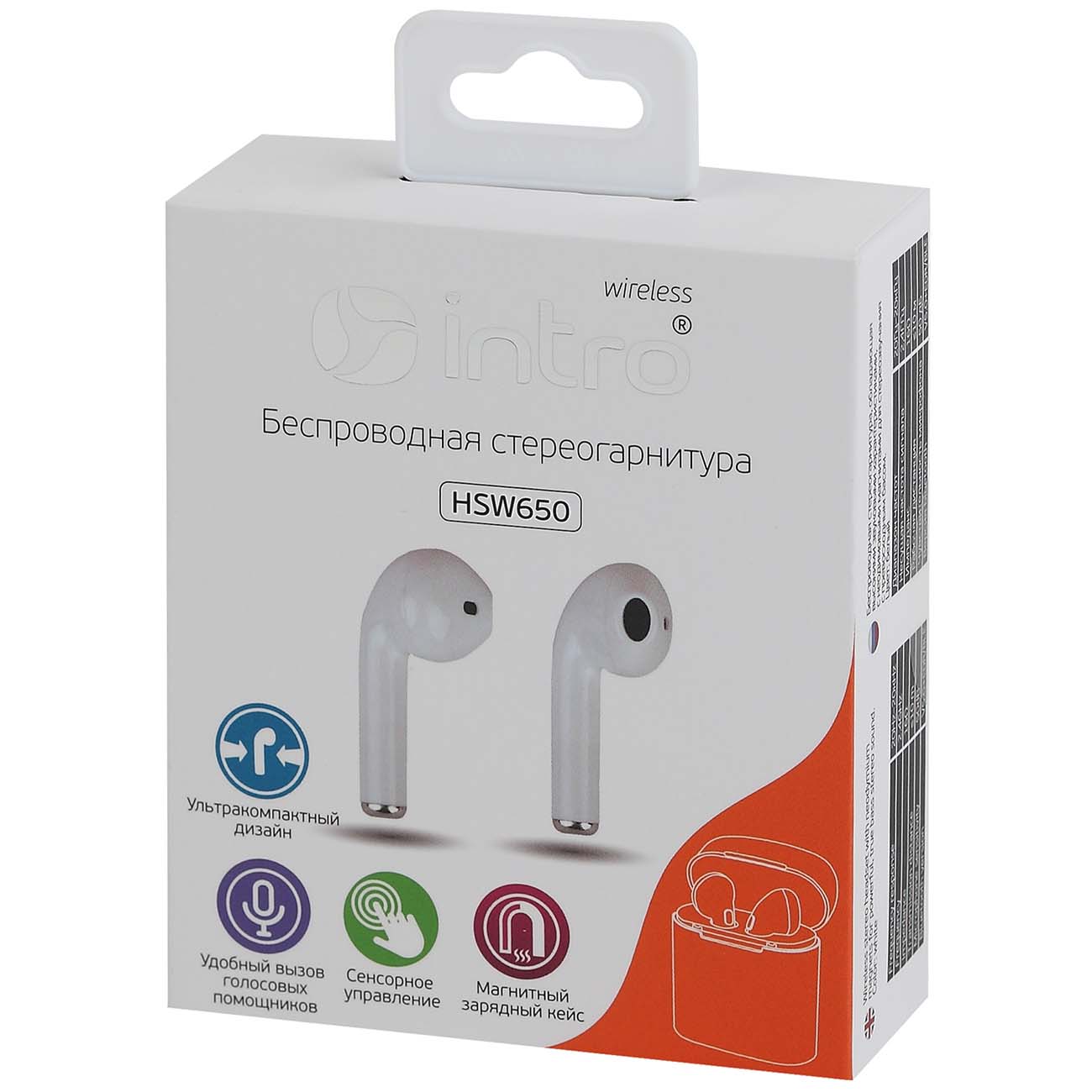 Наушники True Wireless Intro HSW650 White