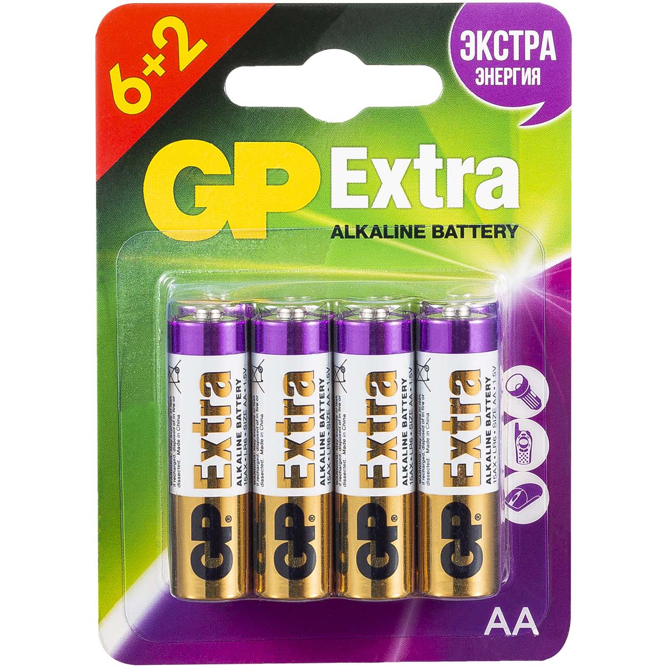 Батарея GP GP15AX6/2-2CR8