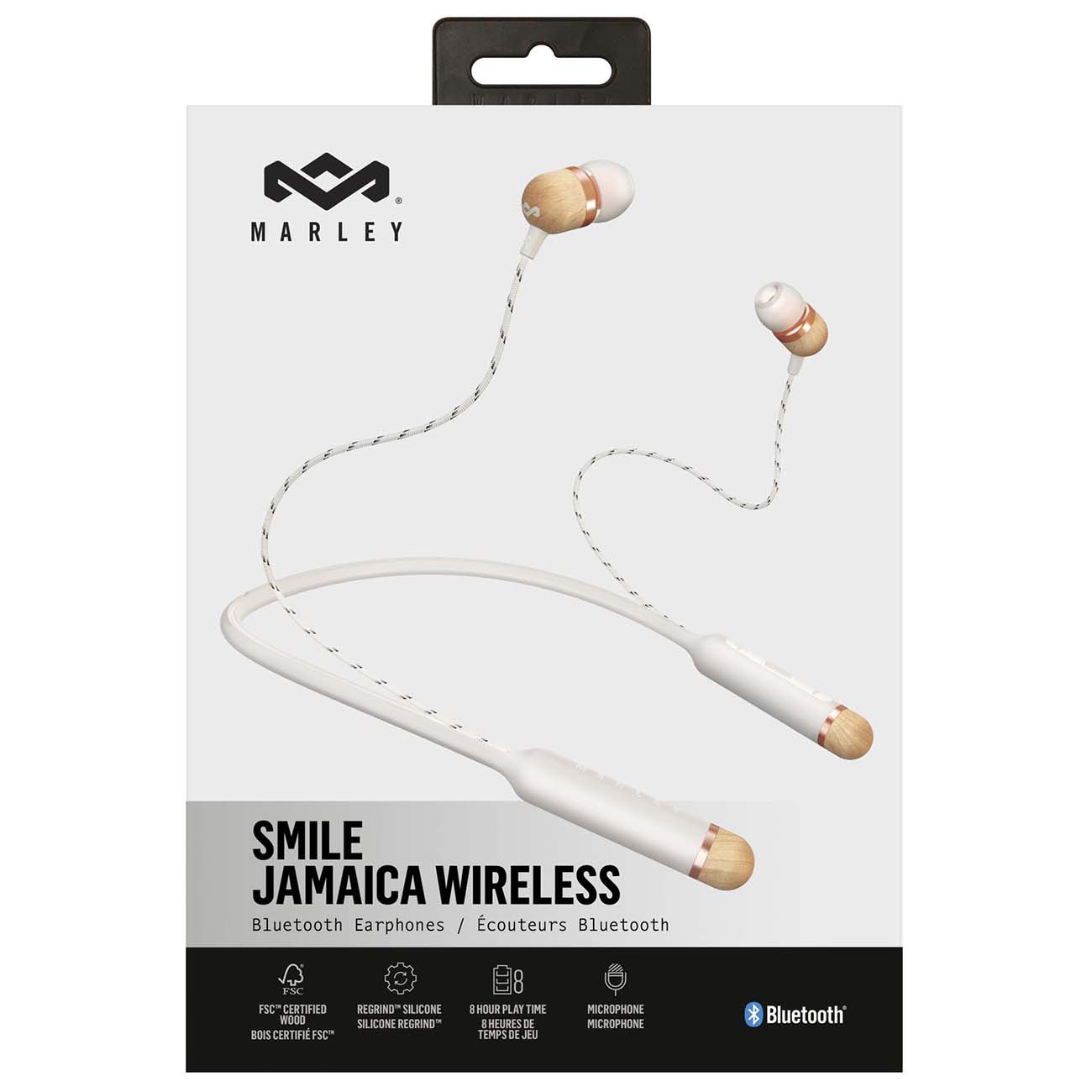 Наушники внутриканальные Bluetooth Marley Smile Jamaica BT Copper (EM-JE083-CPA)