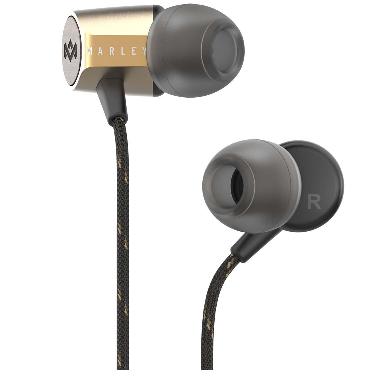Наушники внутриканальные Marley Uplift 2.0 Brass (EM-JE091-BA)