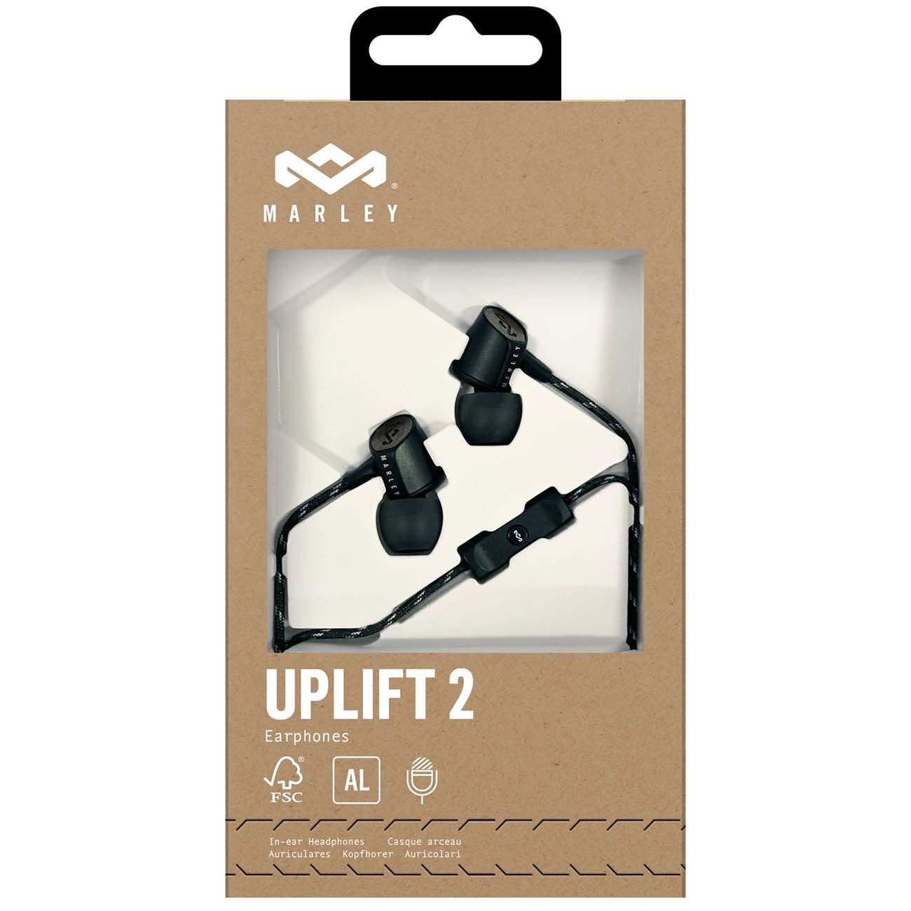 Наушники внутриканальные Marley Uplift 2.0 Signature Black (EM-JE091-SB)