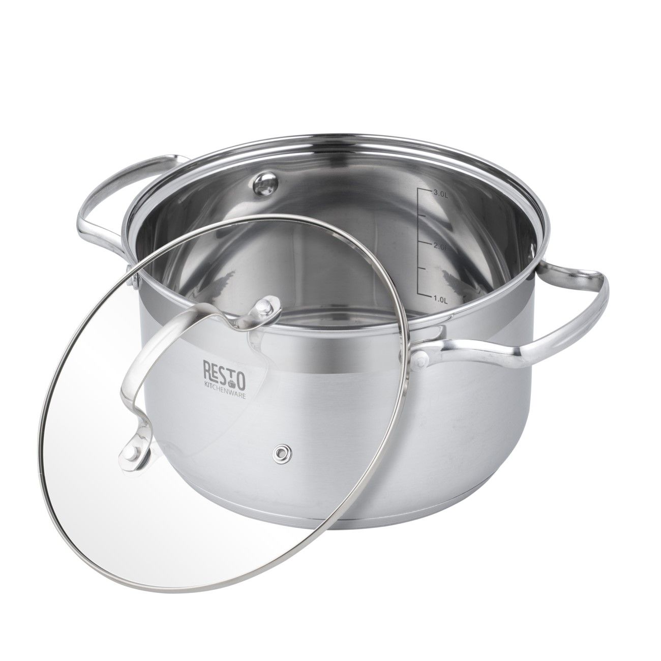 Набор кастрюль (нержавейка) Resto 6 предметов (92011)