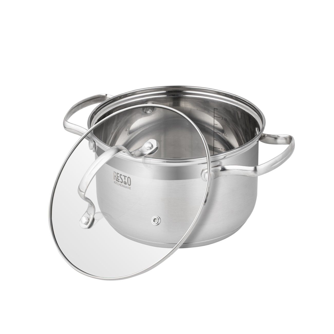 Набор кастрюль (нержавейка) Resto 6 предметов (92011)