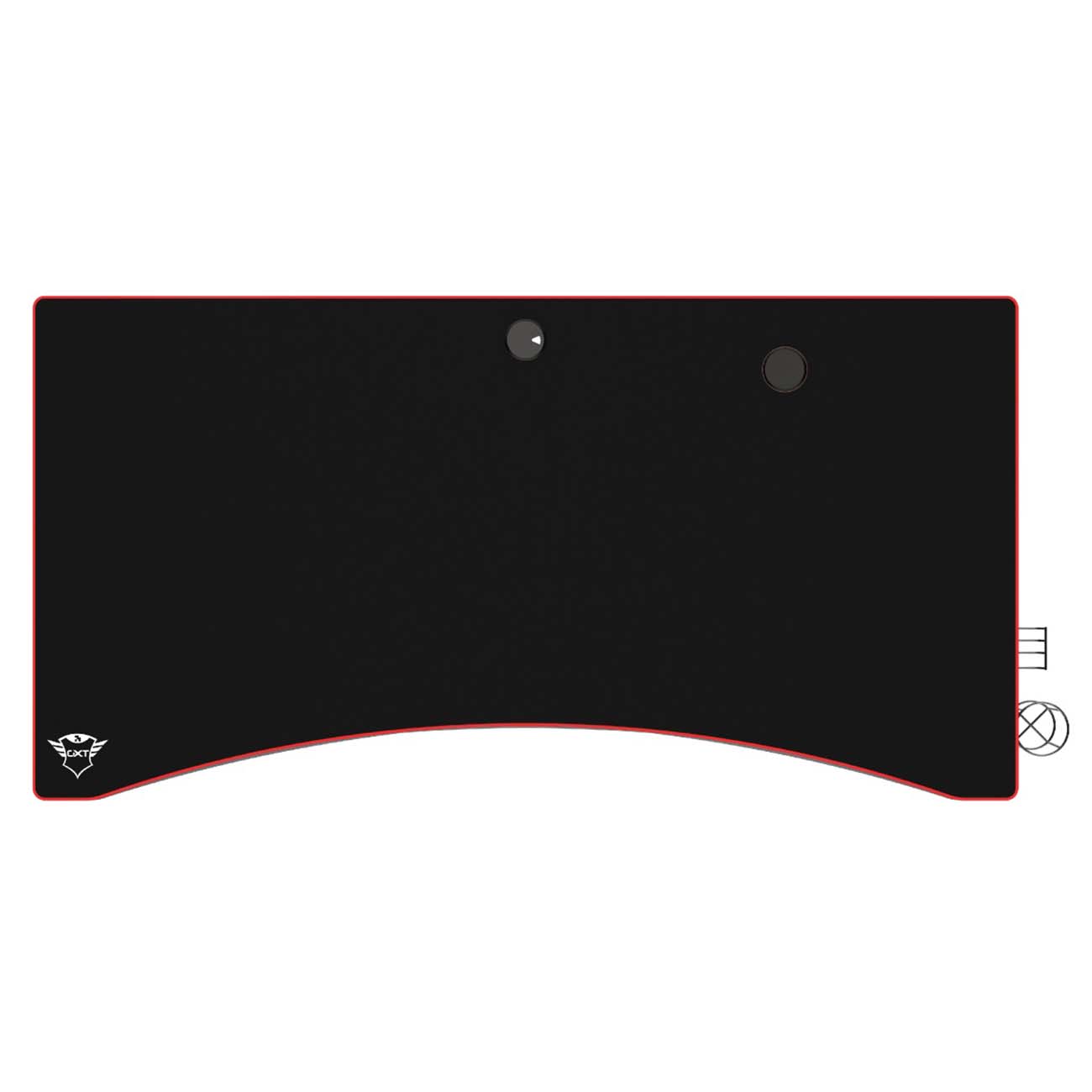 Стол компьютерный игровой Trust GXT 1190 Magnicus (23542)