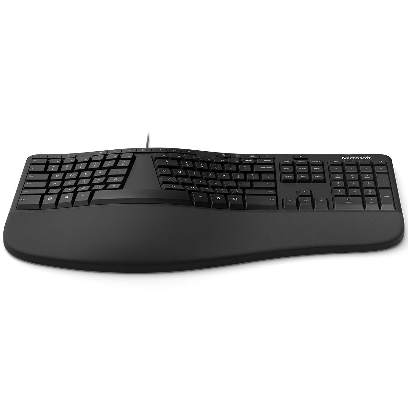 Клавиатура проводная Microsoft Ergonomic Black (LXM-00011) фото