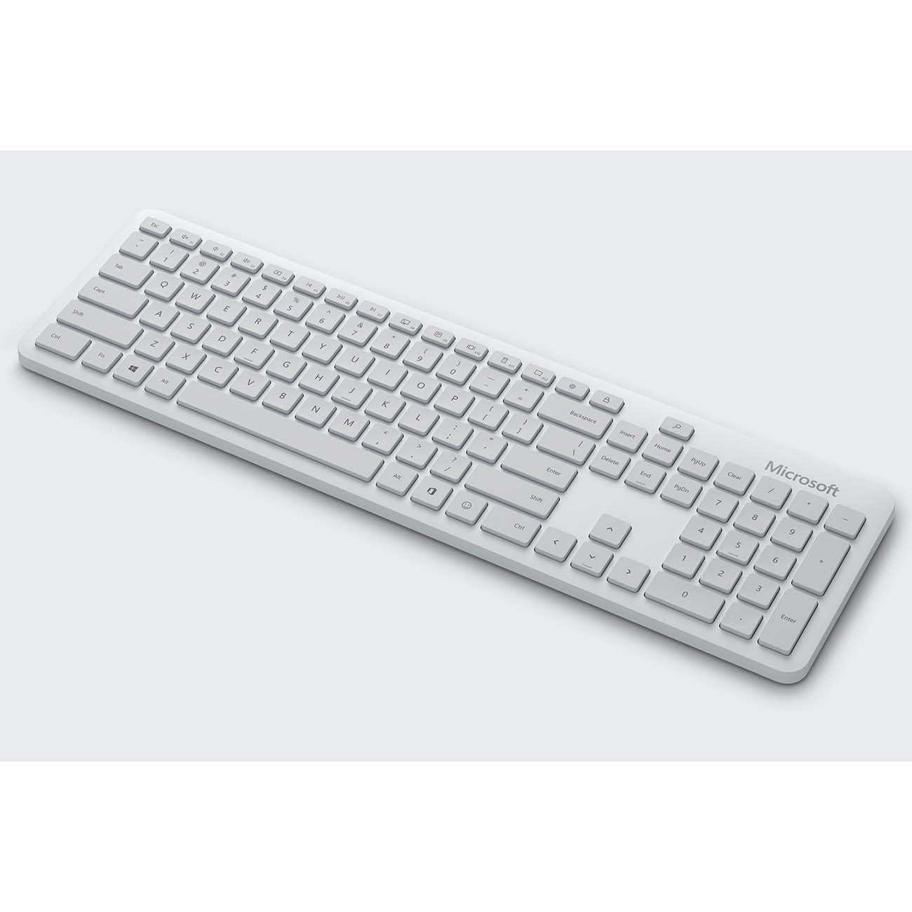 Комплект клавиатура+мышь Microsoft Bluetooth Desktop Gray (QHG-00041)