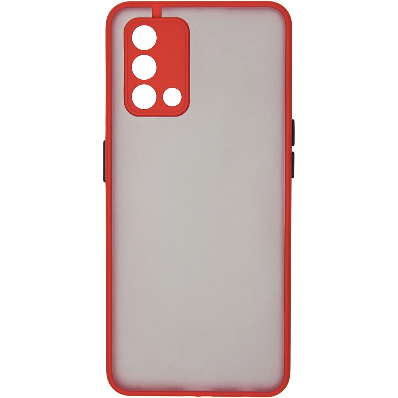 Чехол Carmega OPPO A74 Frost красный