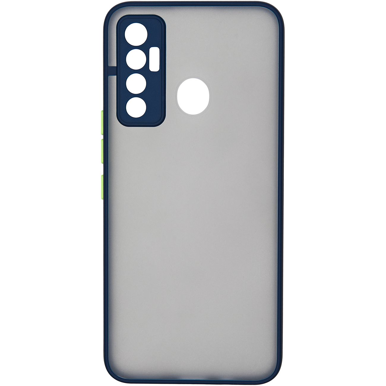 Чехол Carmega Tecno Camon 17 Frost синий