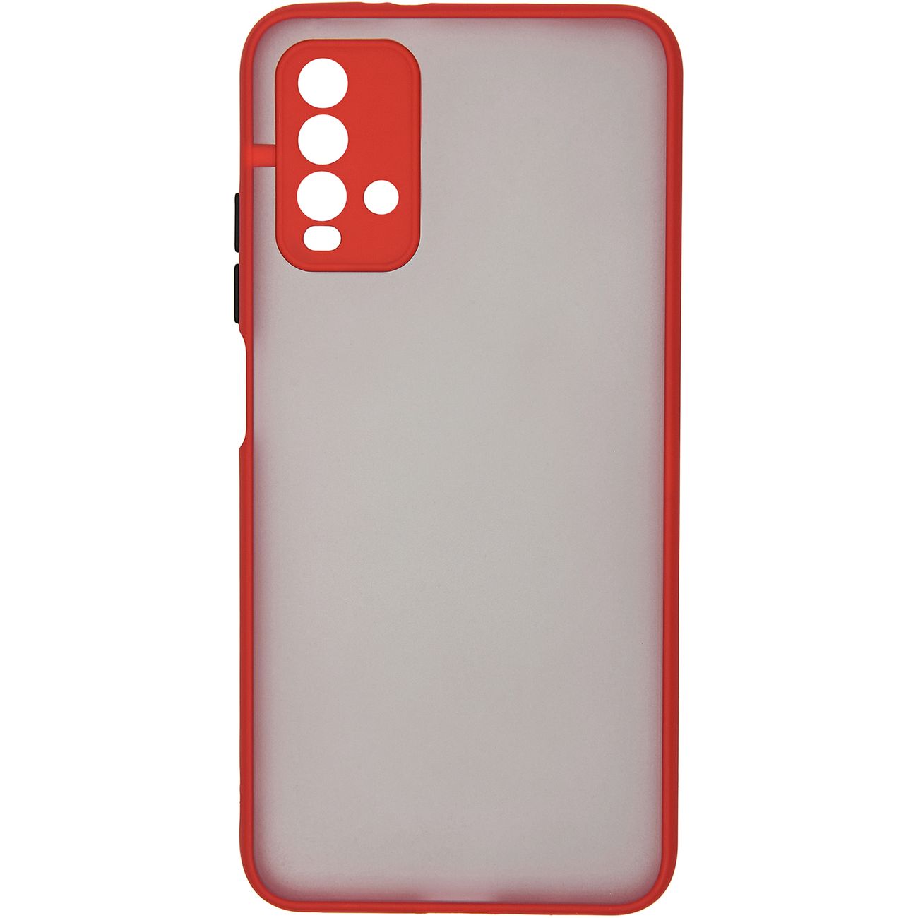 Чехол Carmega Xiaomi Redmi Note 9 Frost красный