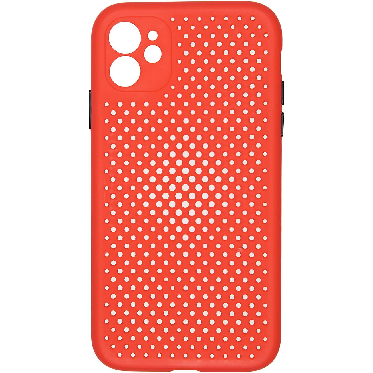 Чехол Carmega Apple iPhone 11 DOT красный фото