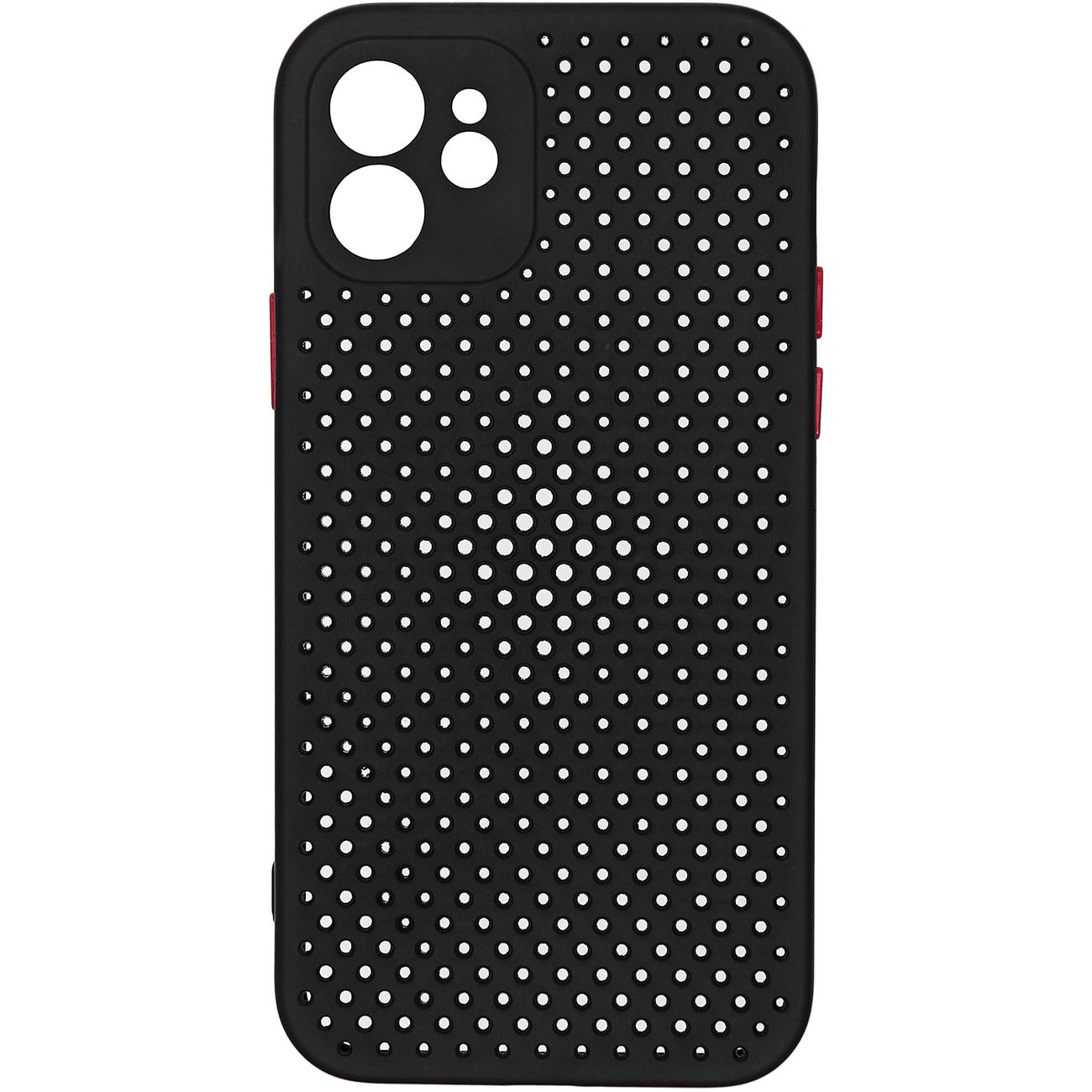 Чехол Carmega Apple iPhone 12 DOT черный