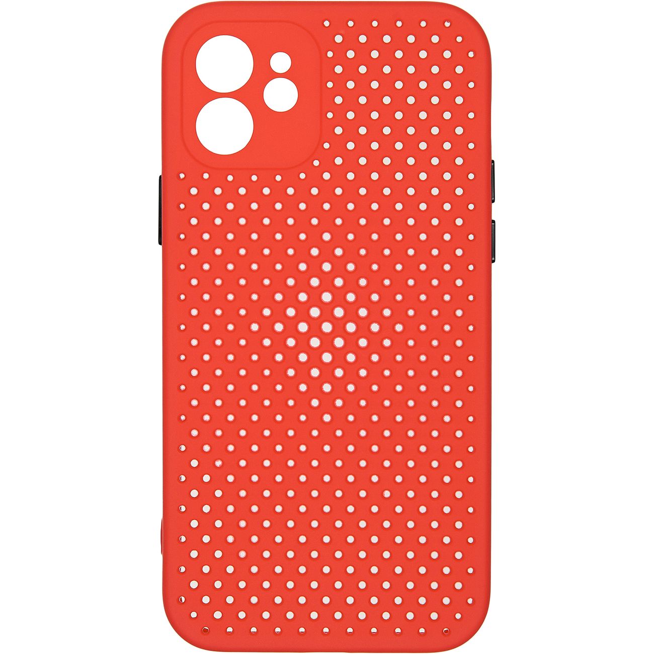 Чехол Carmega Apple iPhone 12 DOT красный
