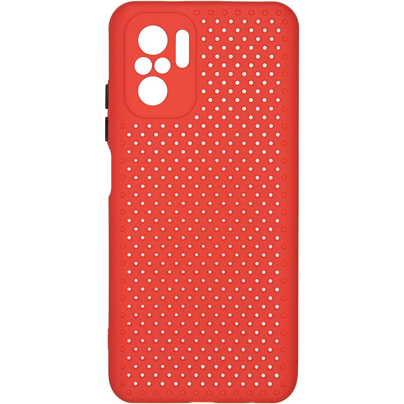 Чехол Carmega Xiaomi Redmi Note 10S DOT красный