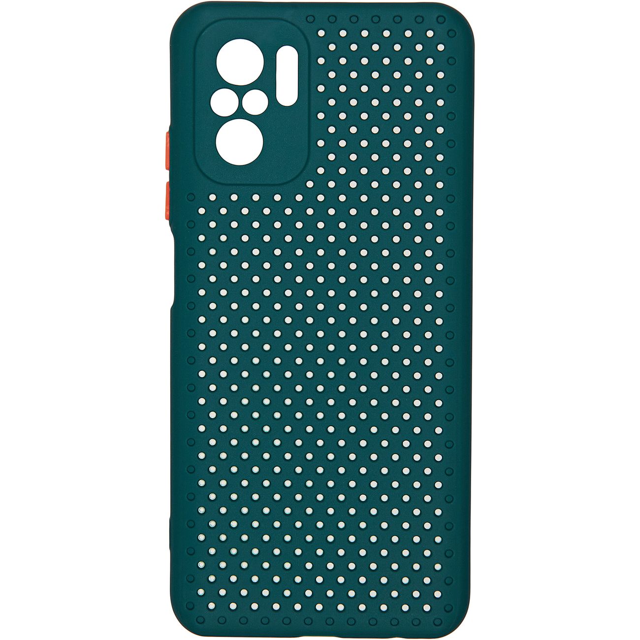 Чехол Carmega Xiaomi Redmi Note 10S DOT зеленый