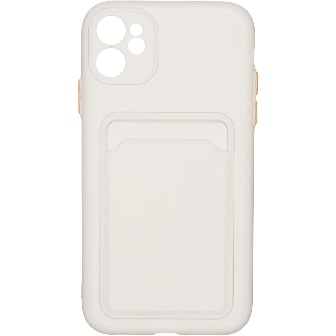 Чехол Carmega Apple iPhone 11 Card белый