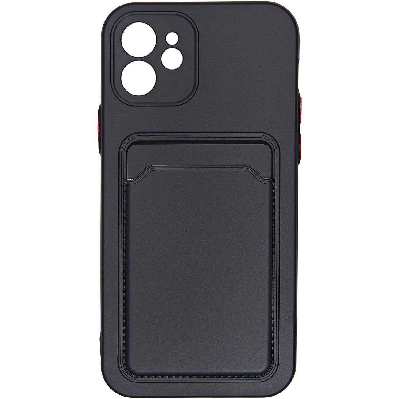 Чехол Carmega Apple iPhone 12 Card черный
